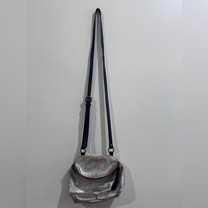 TANO Elegant Silver and Black Women's Bag